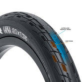 TIOGA FASTR REACT BLK LBL TIRES - 120 TPI - FOLDING BEAD